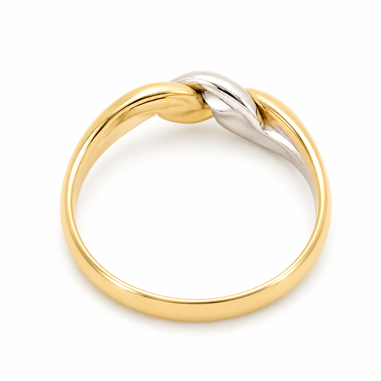 Anello - 18 carati Oro bianco, Oro giallo - Made in Italy - Handmade