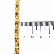 Bracciale - 18 carati Oro giallo Zaffiro - Made in Italy - Handmade