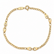 Bracciale - 18 carati Oro giallo - Made in Italy - Handmade
