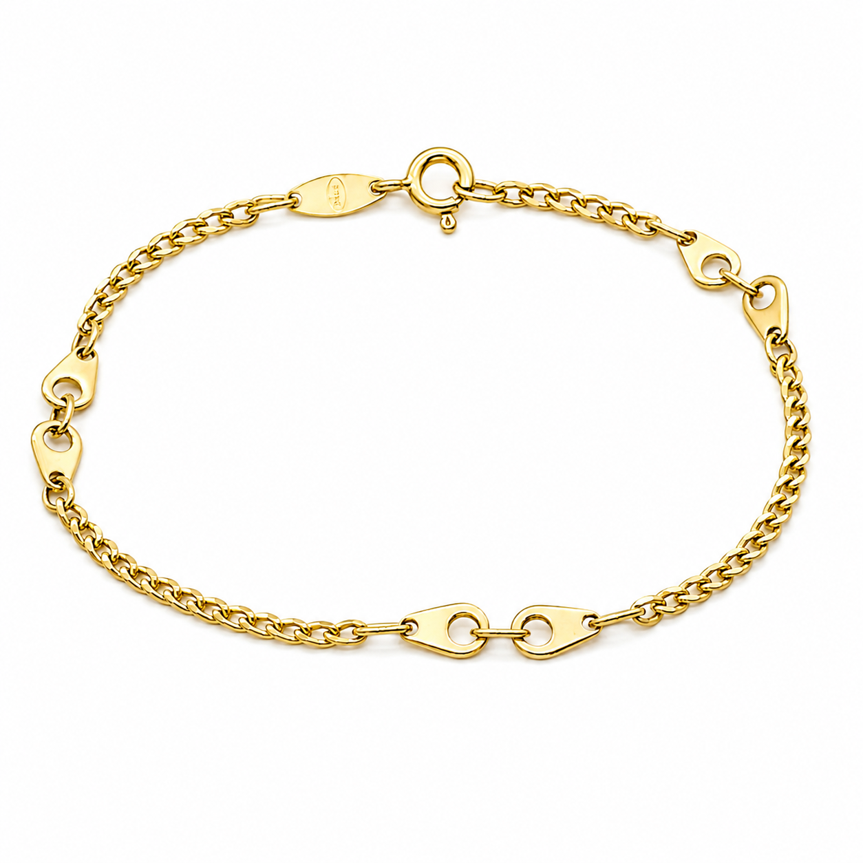 Bracciale - 18 carati Oro giallo - Made in Italy - Handmade