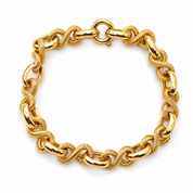 Bracciale - 18 carati Oro giallo - Made in Italy - Handmade