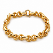 Bracciale - 18 carati Oro giallo - Made in Italy - Handmade