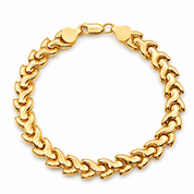 Bracciale - 18 carati Oro giallo - Made in Italy - Handmade