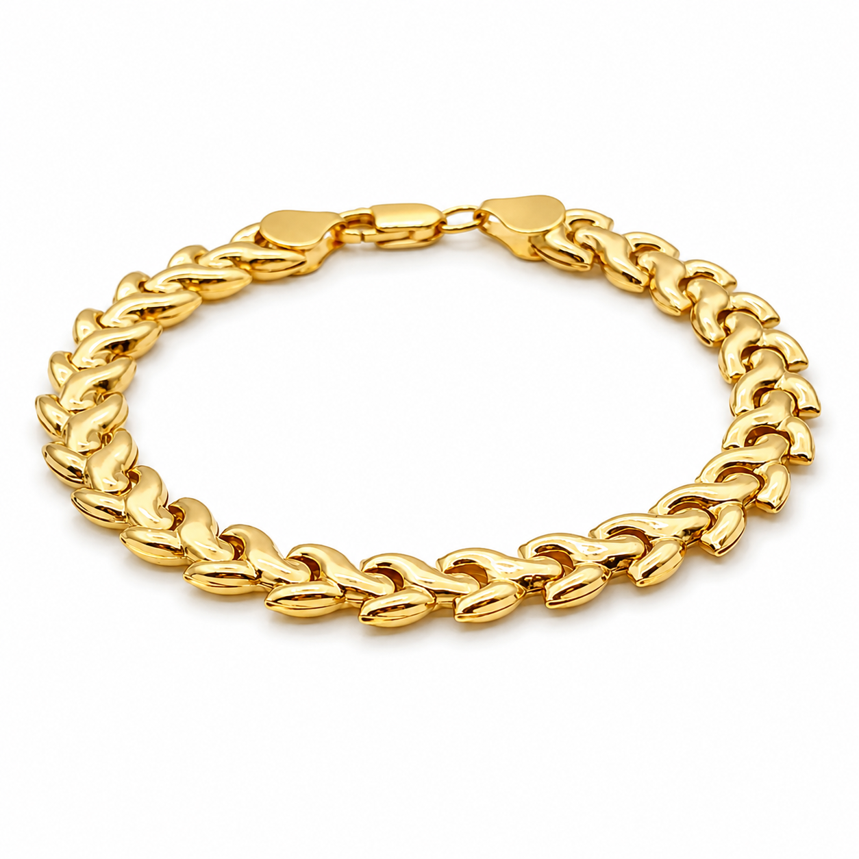 Bracciale - 18 carati Oro giallo - Made in Italy - Handmade