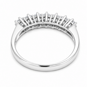 Anello - 18 carati Oro bianco - 0.56ct. tw. Diamante (Naturale) - Made in Italy - Handmade