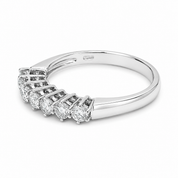 Anello - 18 carati Oro bianco - 0.56ct. tw. Diamante (Naturale) - Made in Italy - Handmade
