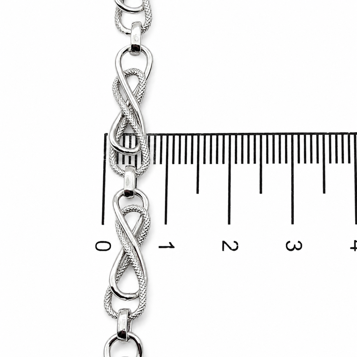 Bracciale - 18 carati Oro bianco - Made in Italy - Handmade