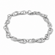 Bracciale - 18 carati Oro bianco - Made in Italy - Handmade