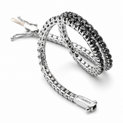 Bracciale - 18 carati Oro bianco - 2.46ct. tw. Diamante (Naturale) - Made in Italy - Handmade