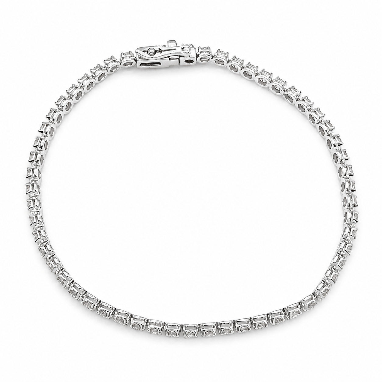 Bracciale - 18 carati Oro bianco - 2.00ct. tw. Diamante (Naturale) - Made in Italy - Handmade