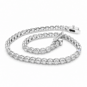 Bracciale - 18 carati Oro bianco - 2.00ct. tw. Diamante (Naturale) - Made in Italy - Handmade