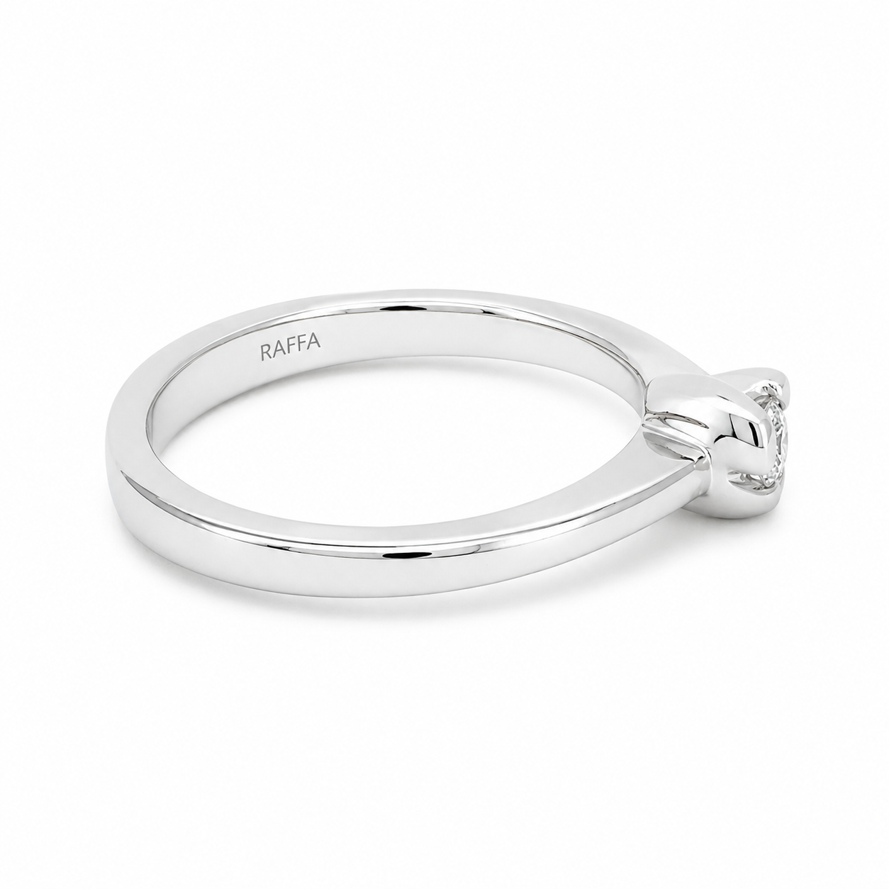 Anteprima  Anello - 18 carati Oro bianco - 0.09ct. tw. Diamante (Naturale) - Made in Italy