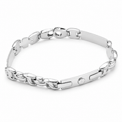 Bracciale - 18 carati Oro bianco - Made in Italy - Handmade