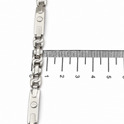 Bracciale - 18 carati Oro bianco - Made in Italy - Handmade