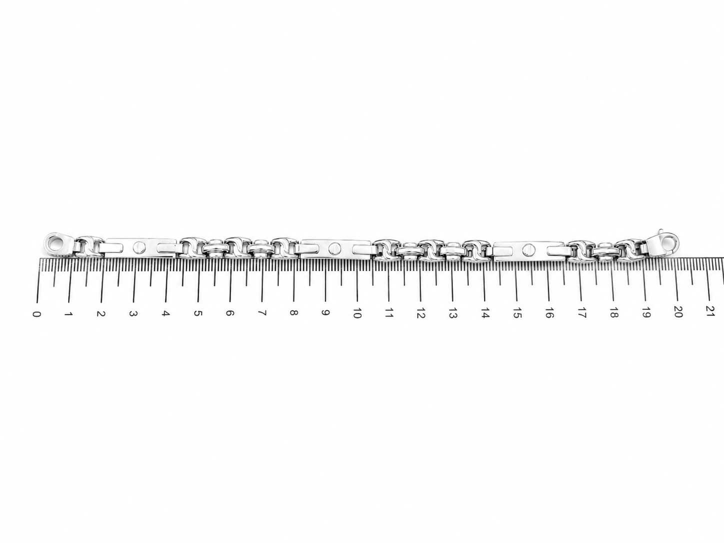 Bracciale - 18 carati Oro bianco - Made in Italy - Handmade
