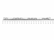 Bracciale - 18 carati Oro bianco - Made in Italy - Handmade