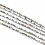 Collana con ciondolo - 18 carati Oro bianco - 0.24ct. tw. Diamante (Naturale) - Made in Italy - Handmade