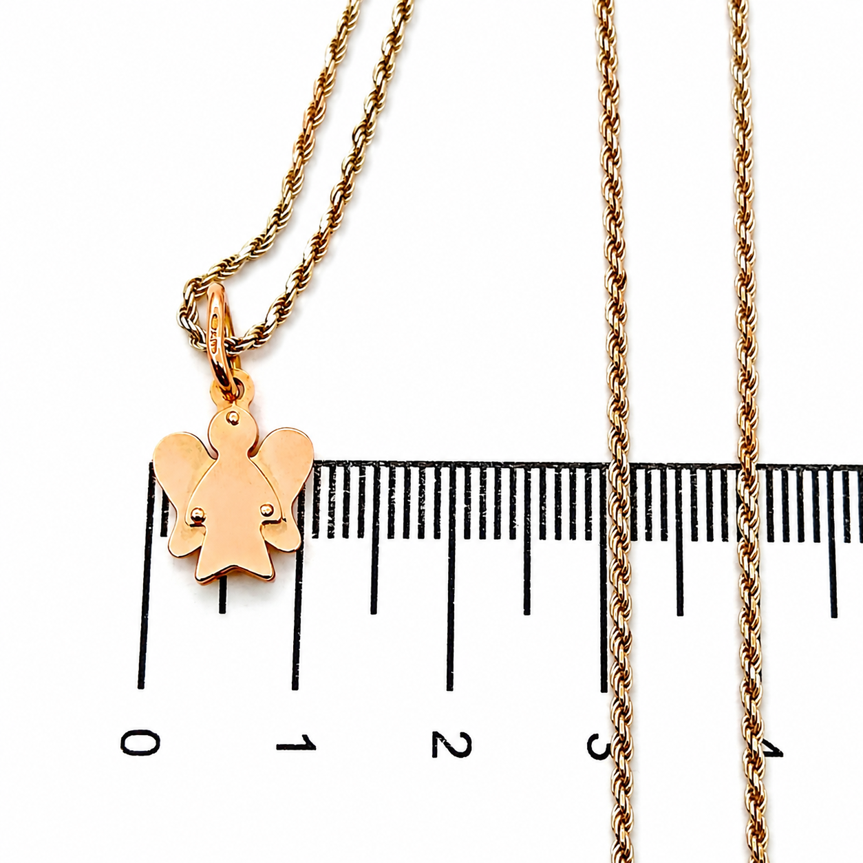 Collana con ciondolo - 18 carati Oro bianco, Oro giallo - Made in Italy - Handmade