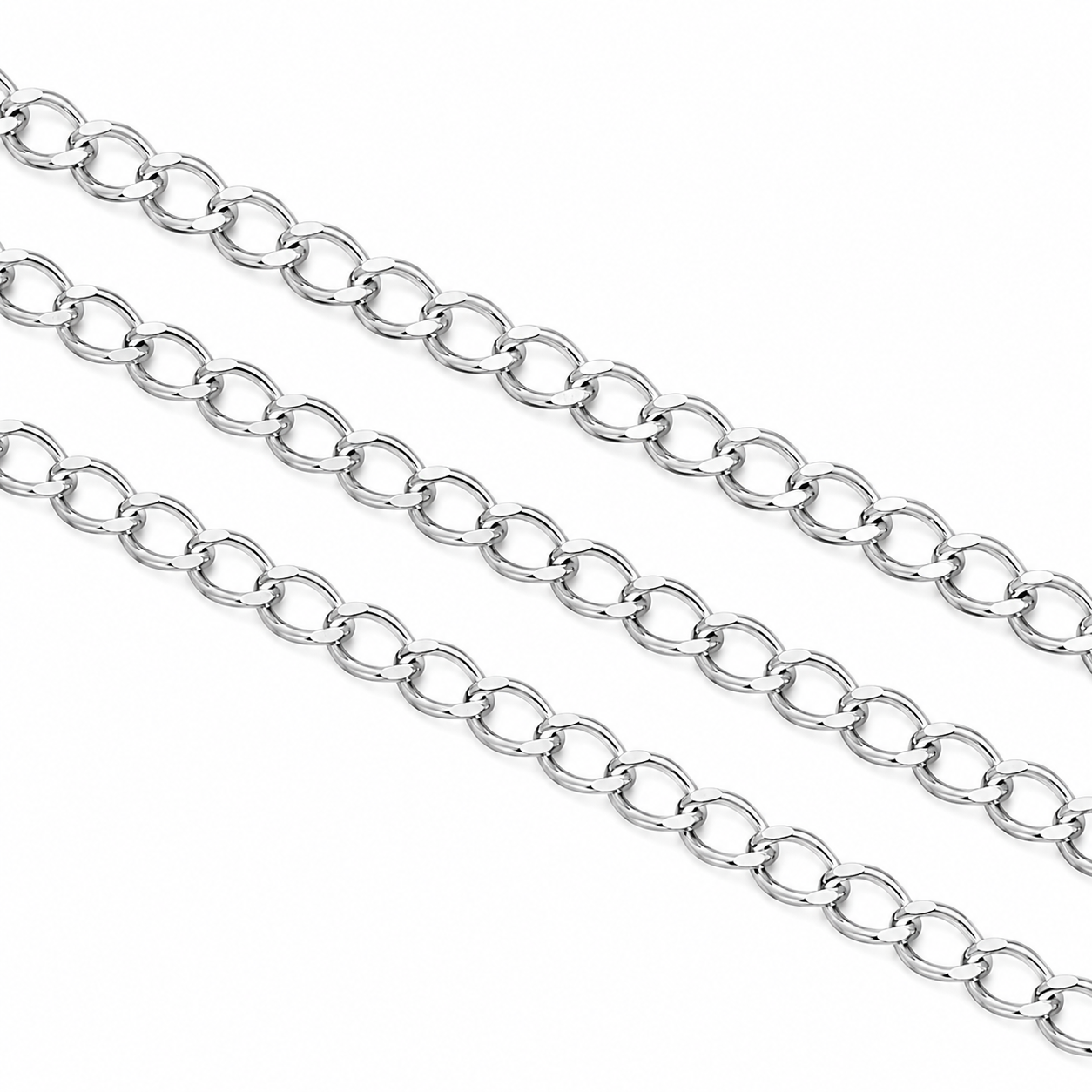 Collana con ciondolo - 18 carati Oro bianco - 0.02ct. tw. Diamante (Naturale) - Made in Italy - Handmade