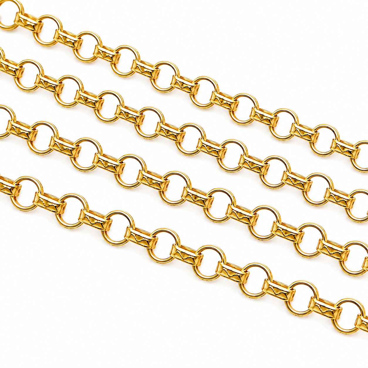 Collana - 18 carati Oro giallo - Made in Italy - Handmade
