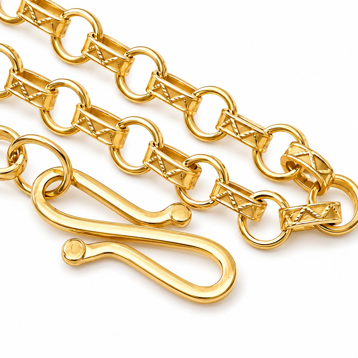 Collana - 18 carati Oro giallo - Made in Italy - Handmade