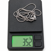 Collana - 18 carati Oro bianco - Made In Italy - Hand Made