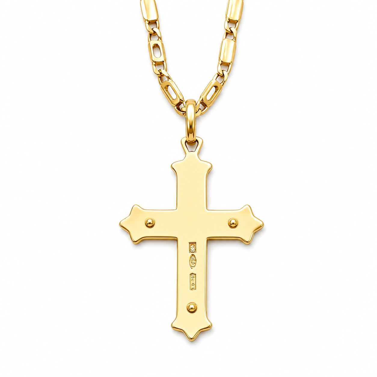 Collana con ciondolo - 18 carati Oro giallo - Handmade - Made in Italy