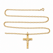 Collana con ciondolo - 18 carati Oro giallo - Handmade - Made in Italy