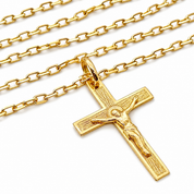 Collana con ciondolo - 18 carati Oro giallo - Handmade - Made in Italy