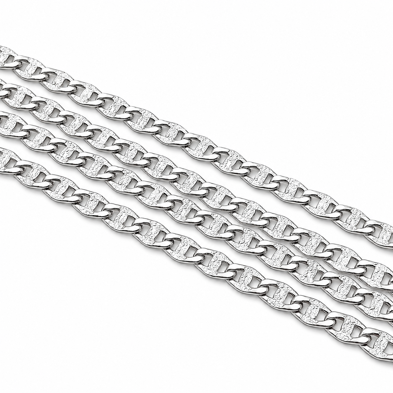 Collana con ciondolo - 18 carati Oro bianco - 0.08ct. tw. Diamante (Naturale)