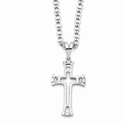 Collana con ciondolo - 18 carati Oro bianco - 0.08ct. tw. Diamante (Naturale)