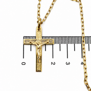 Collana con ciondolo - 18 carati Oro giallo - Handmade - Made in Italy
