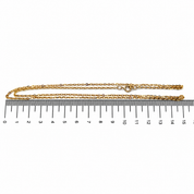 Collana - 18 carati Oro giallo - Made in Italy - Handmade
