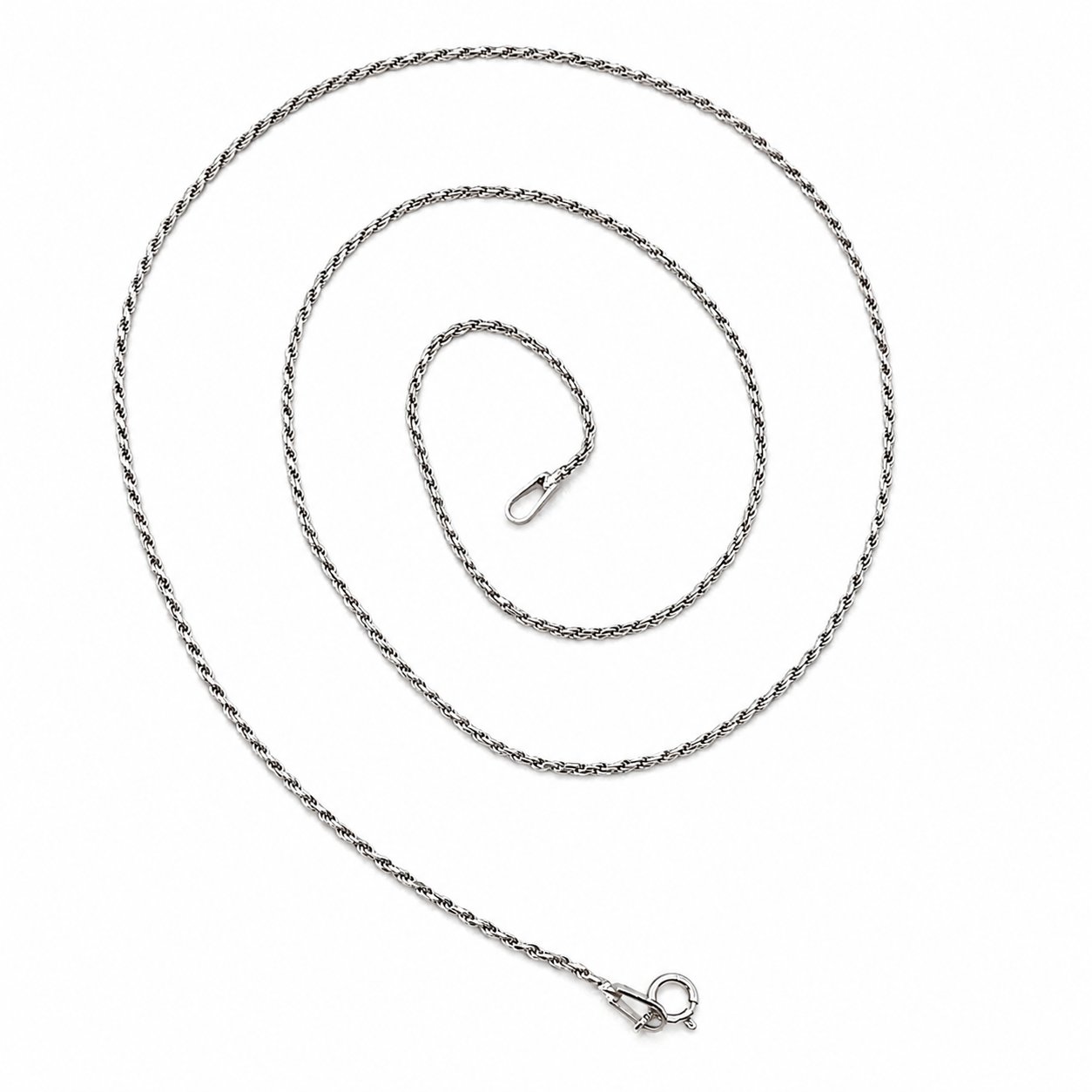 Collana - 18 carati Oro bianco - Made In Italy - Hand Made