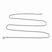 Collana - 18 carati Oro bianco - Made In Italy - Hand Made