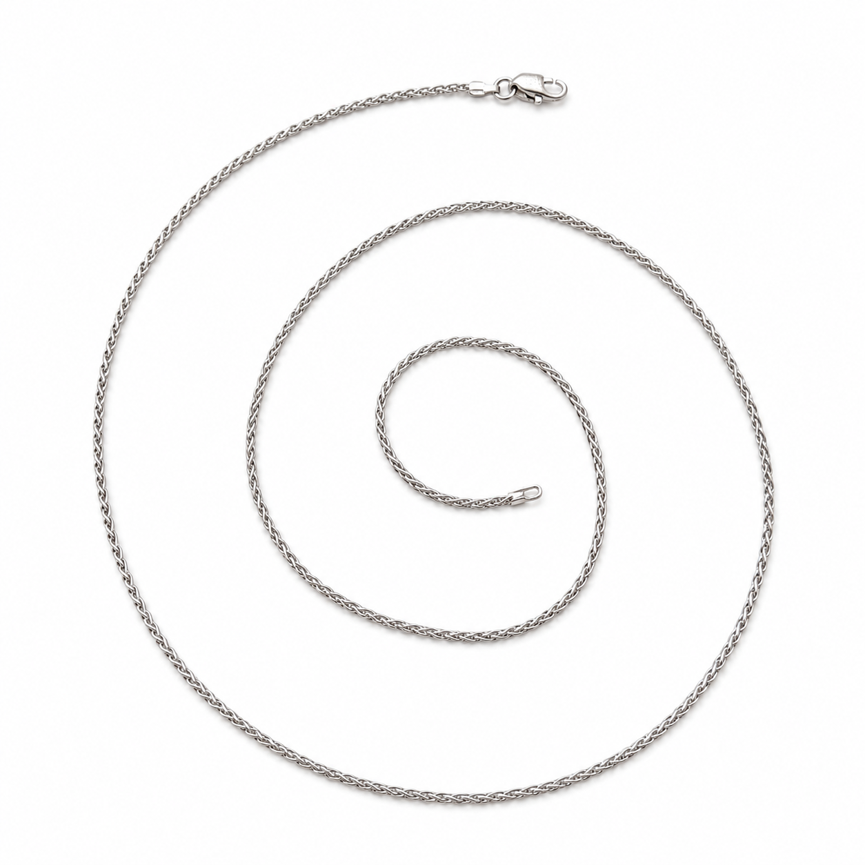 Collana - 18 carati Oro bianco - Made In Italy - Hand Made
