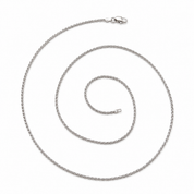 Collana - 18 carati Oro bianco - Made In Italy - Hand Made