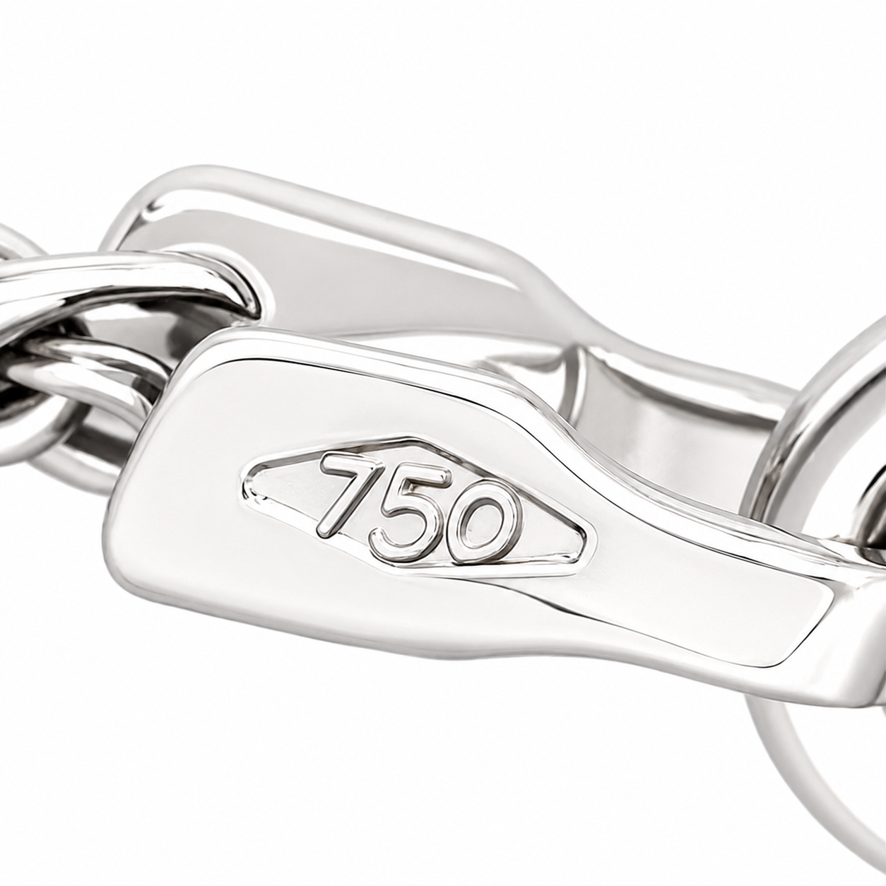 Collana - 18 carati Oro bianco - Made In Italy - Hand Made