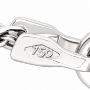 Collana - 18 carati Oro bianco - Made In Italy - Hand Made