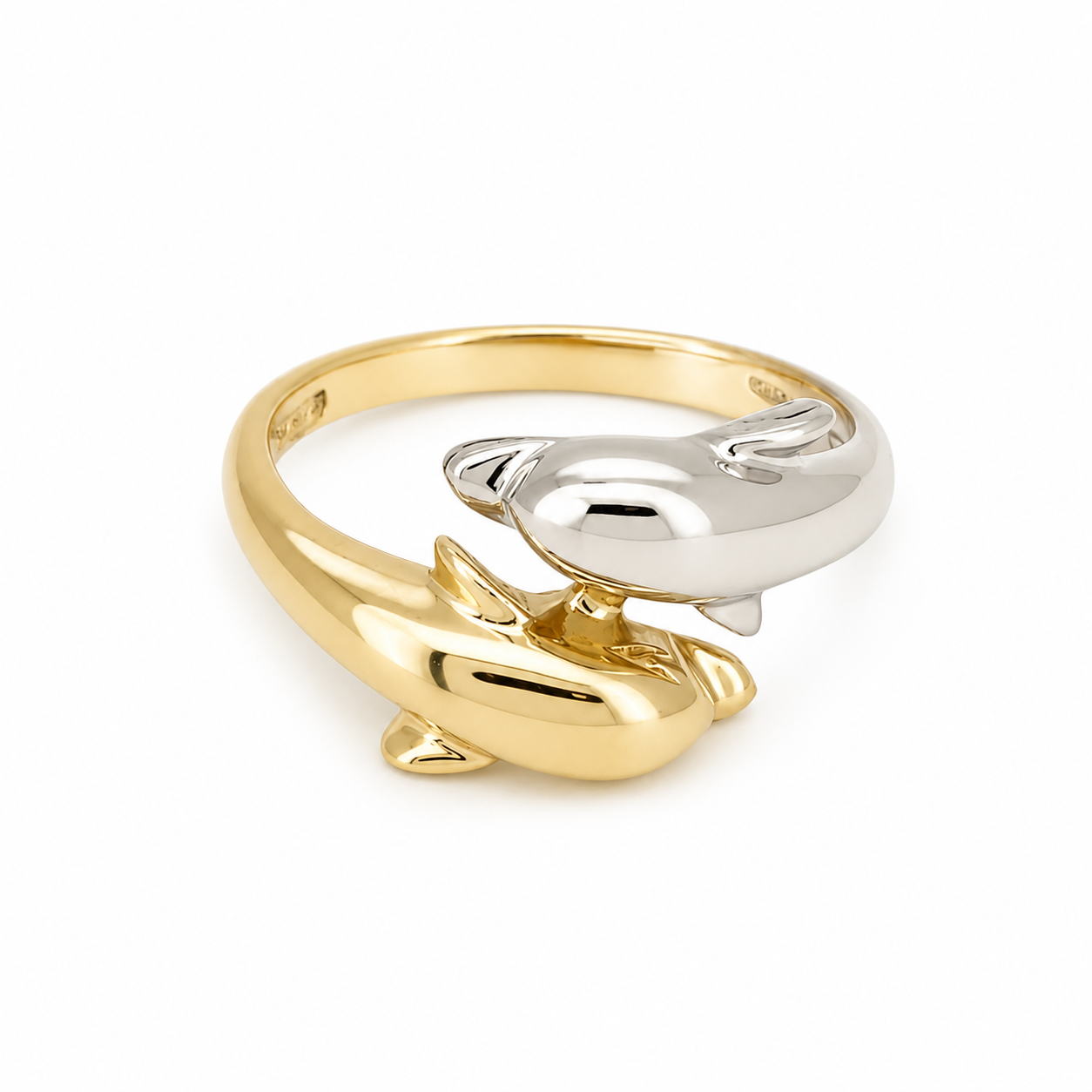 Anello - 18 carati Oro bianco, Oro giallo - Made in Italy - Handmade