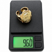Anello - 18 carati Oro giallo - Made in Italy - Handmade