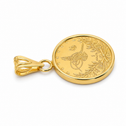 Ciondolo - 14 carati Oro giallo - Made in Italy - Handmade