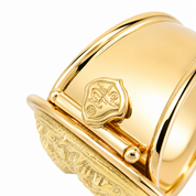 Anello - 18 carati Oro giallo - Made in Italy - Handmade