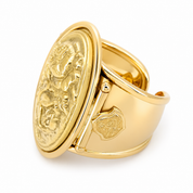 Anello - 18 carati Oro giallo - Made in Italy - Handmade