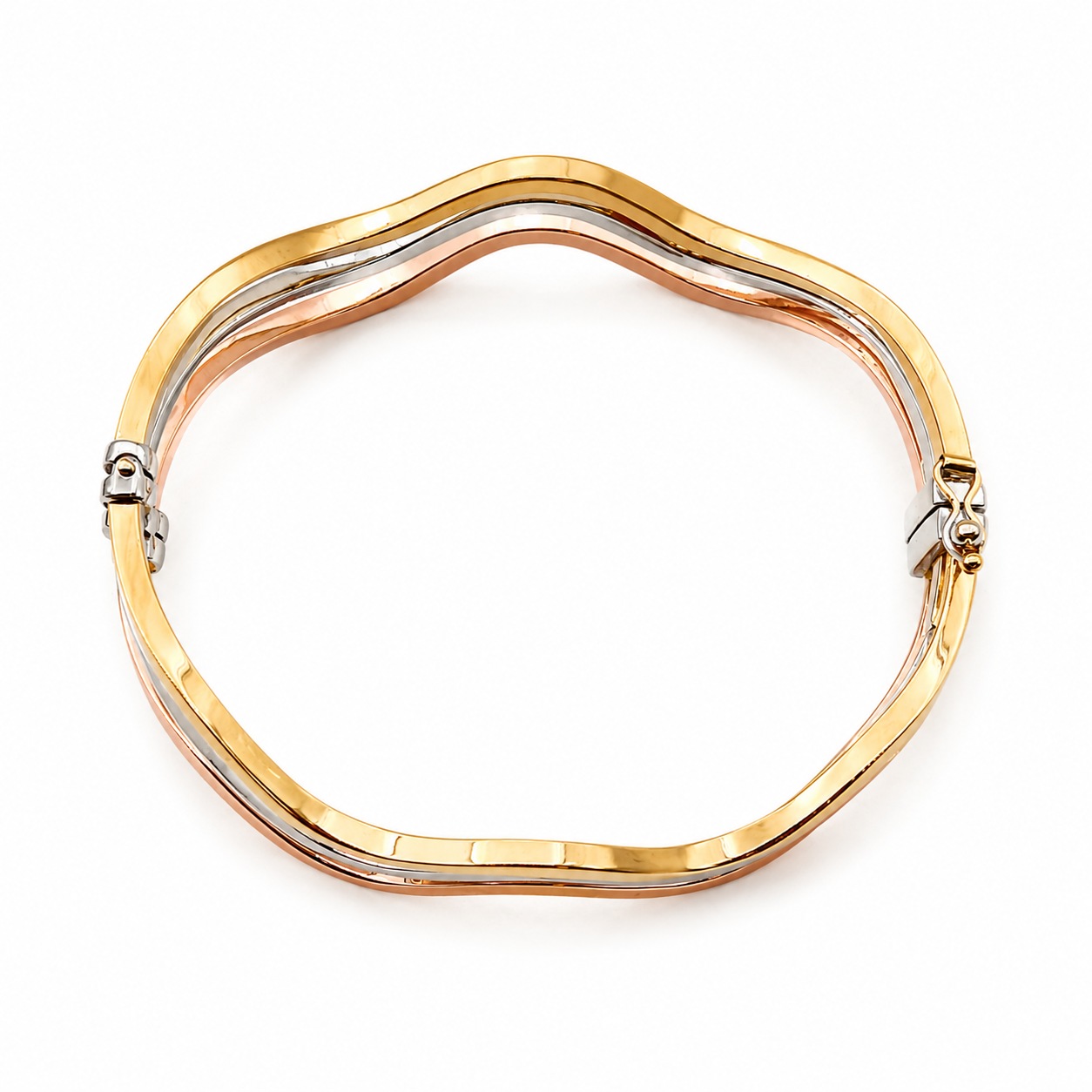 Bracciale - 18 carati Oro giallo, Oro bianco, Oro rosa - Made inItaly - Handmade