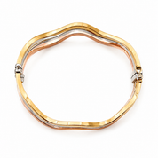 Bracciale - 18 carati Oro giallo, Oro bianco, Oro rosa - Made inItaly - Handmade