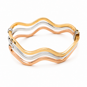 Bracciale - 18 carati Oro giallo, Oro bianco, Oro rosa - Made inItaly - Handmade