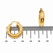Orecchini - 18 carati Oro giallo - Made in Italy - Handmade