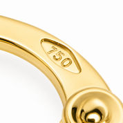 Orecchini - 18 carati Oro giallo - Made in Italy - Handmade