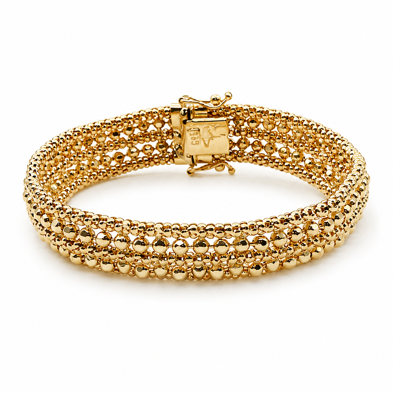 Bracciale - 18 carati Oro giallo - Made in Italy - Handmade